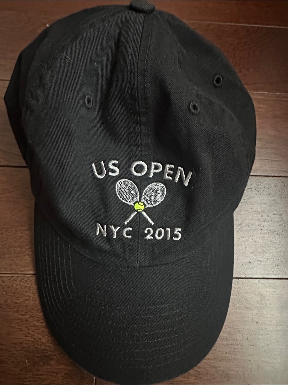 US Open NYC 2015 Unisex Black Baseball Cap - Official Tournament Hat